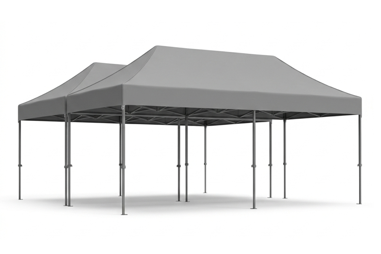Easy-up tent 2x(3x6) meter huren
